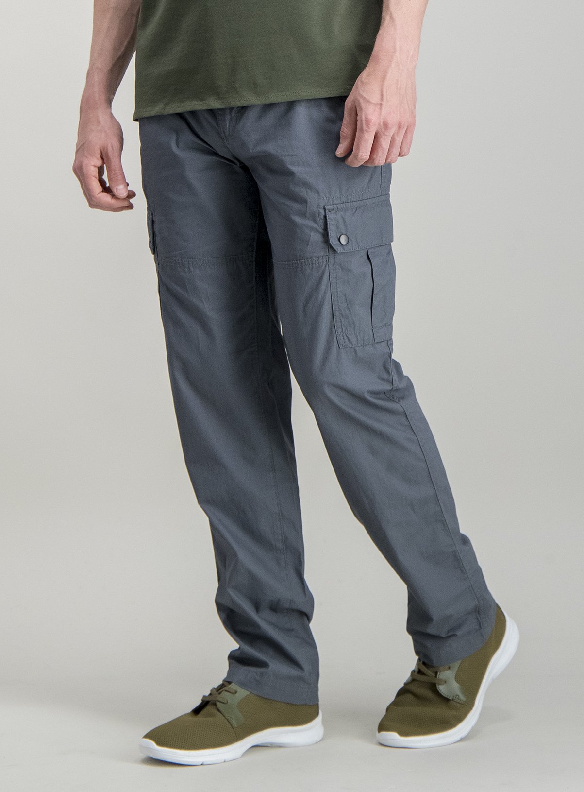 Charcoal Grey Straight Leg Cargos Review