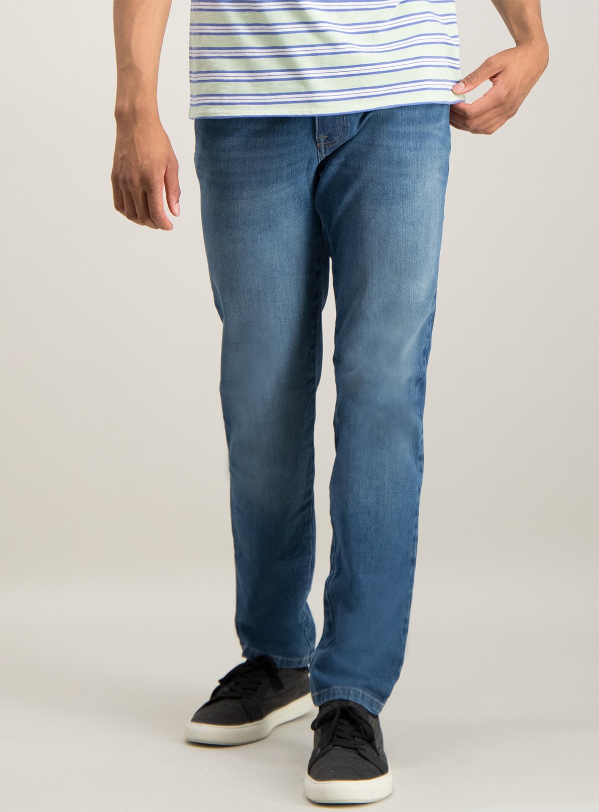 Blue Slim Fit 4 Way Stretch Denim Jeans Review