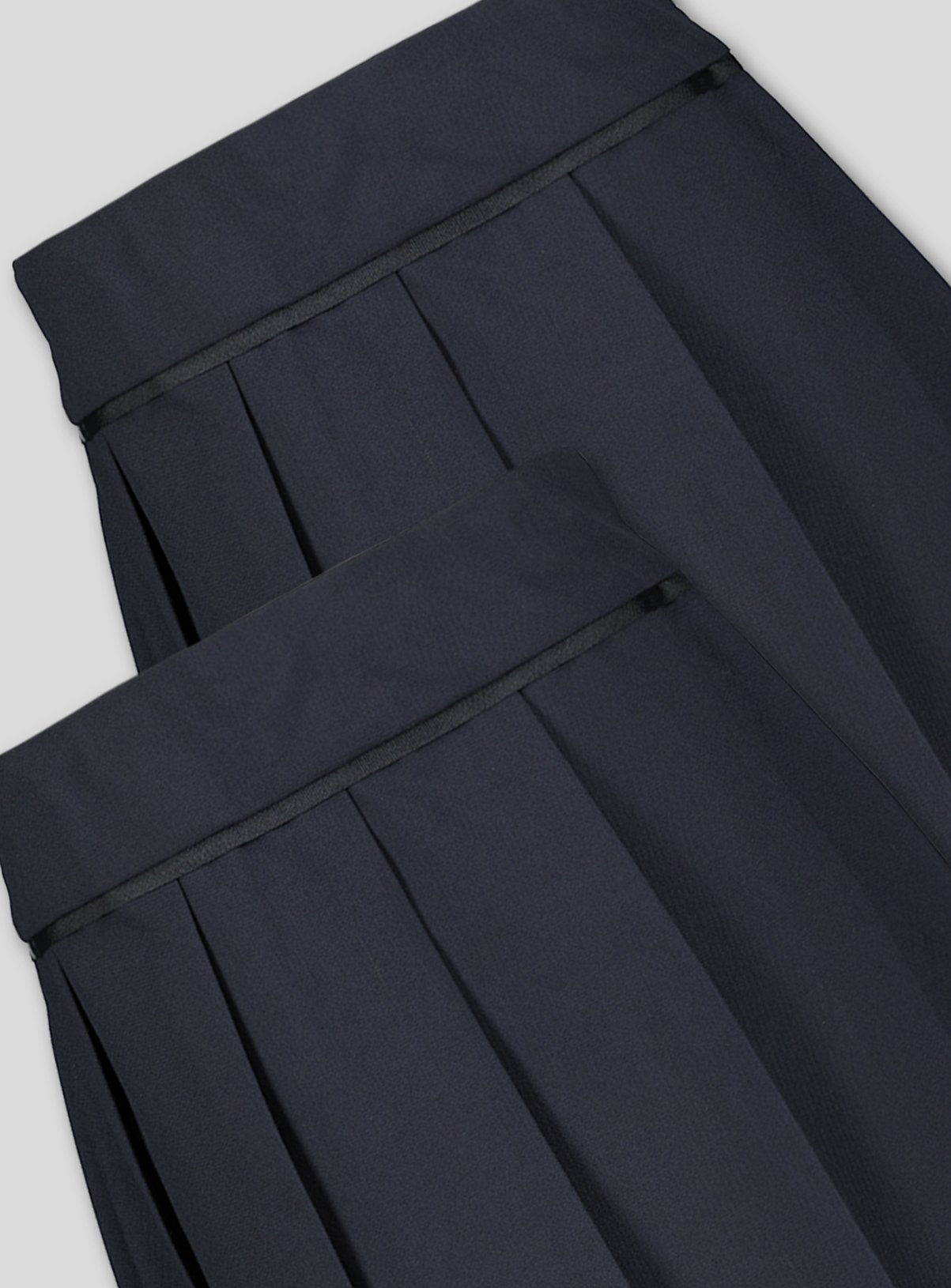 Navy Permanent Pleat Plus Fit Skirt 2 Pack Review