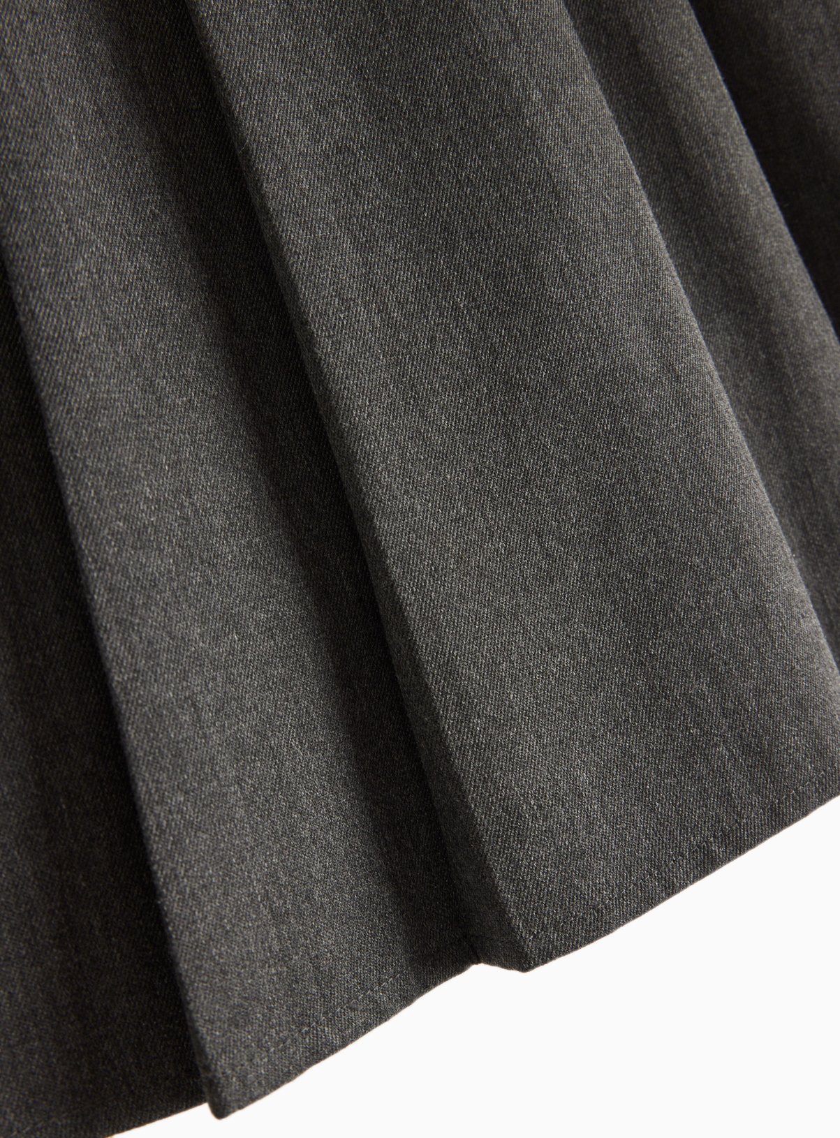 Grey Pleated Bow Detail Skirt 8 years - Image 5 thumbnail