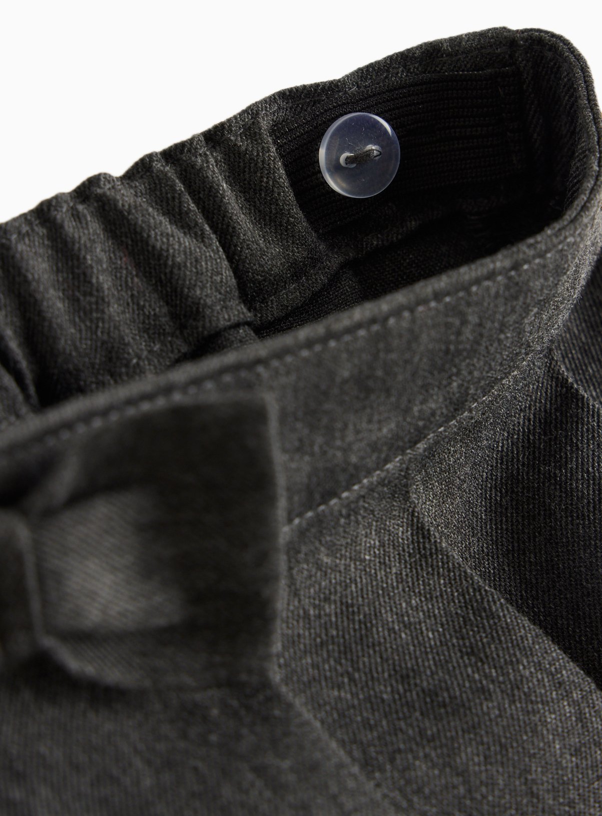 Grey Pleated Bow Detail Skirt 8 years - Image 6 thumbnail