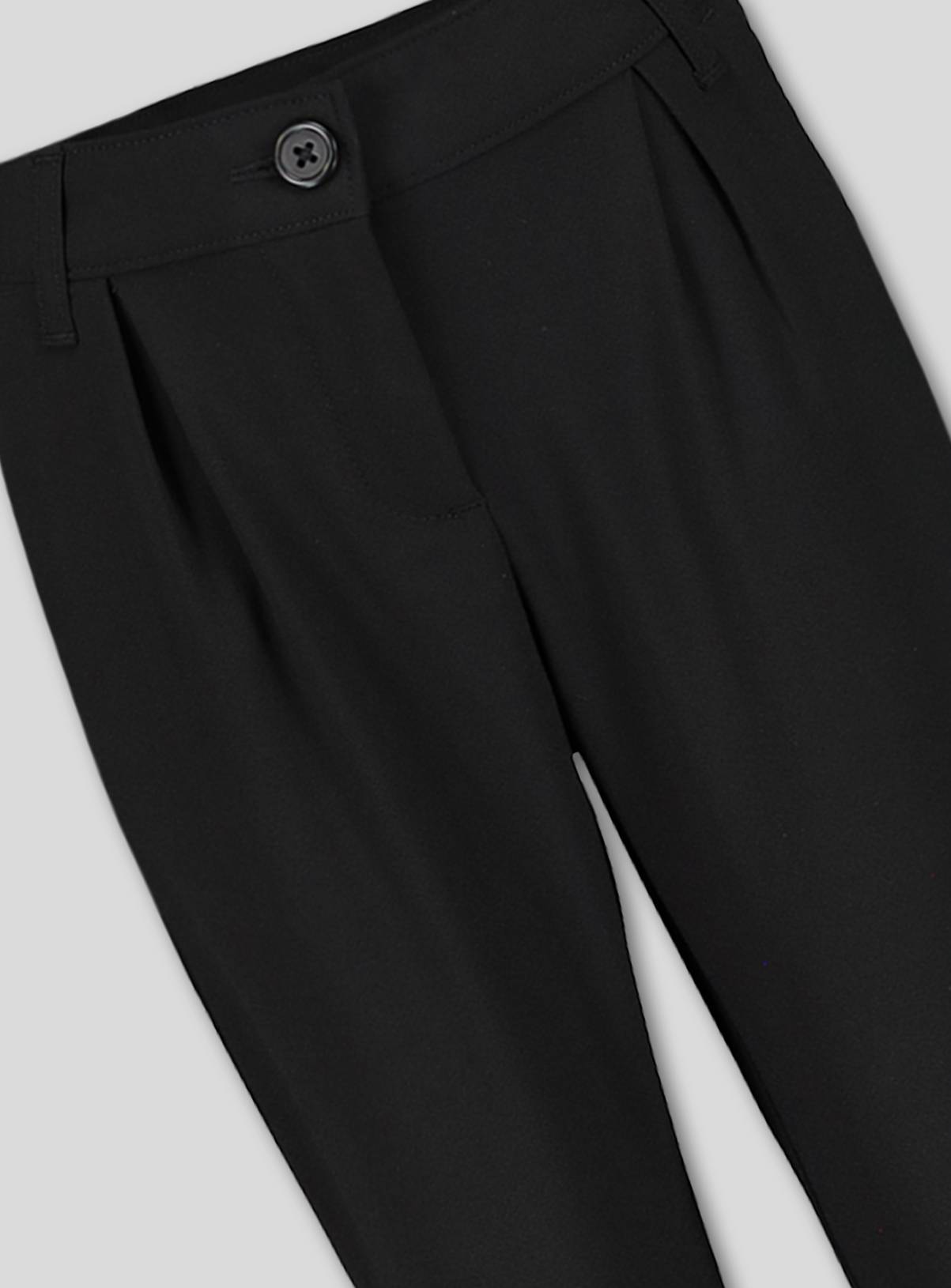 Black Stretch School Trousers 5 years - Image 2
