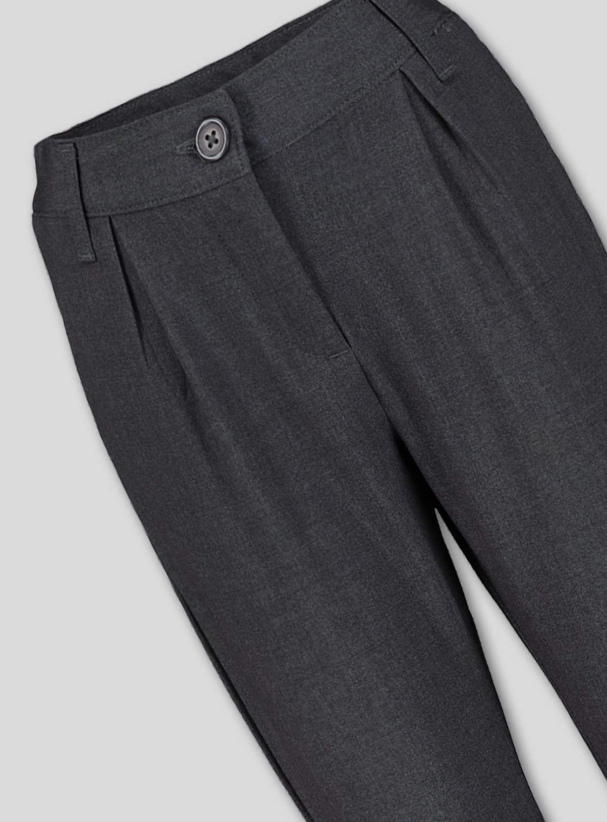 Grey Stretch School Trousers 7 years - Image 2