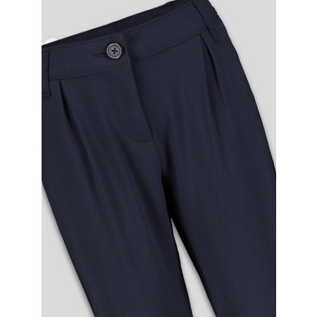 Navy Stretch School Trousers - 3 years