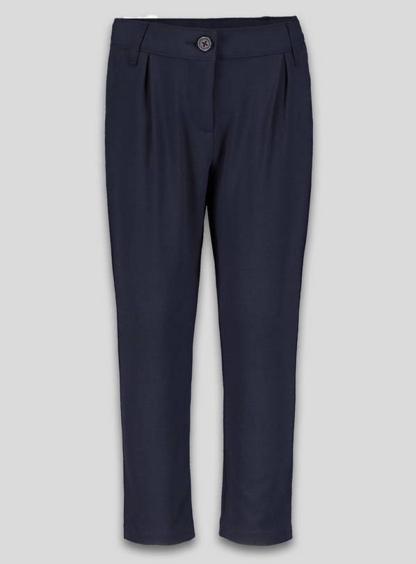 Navy Stretch School Trousers - 8 years
