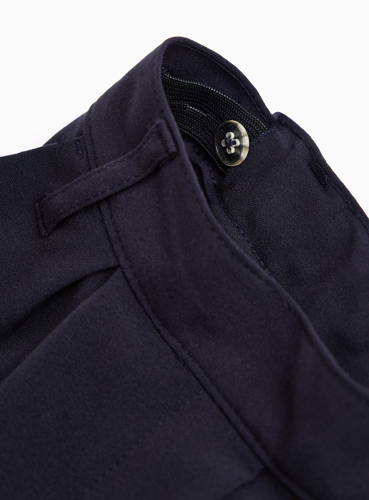 Navy Stretch School Trousers 3 years - Image 4 thumbnail
