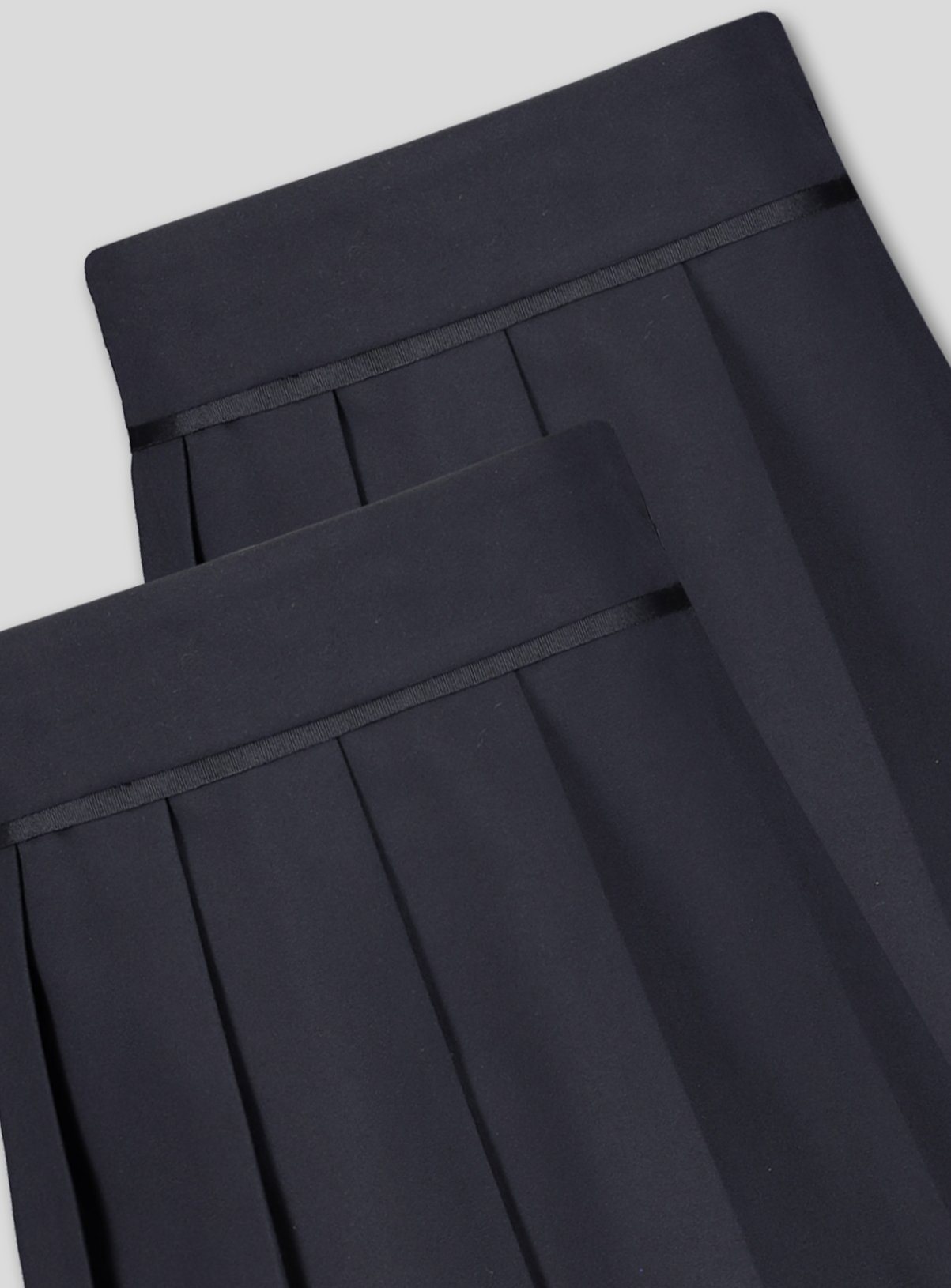 Navy Blue Permanent Pleat Skirts 2 Pack 9 years - Image 2 thumbnail