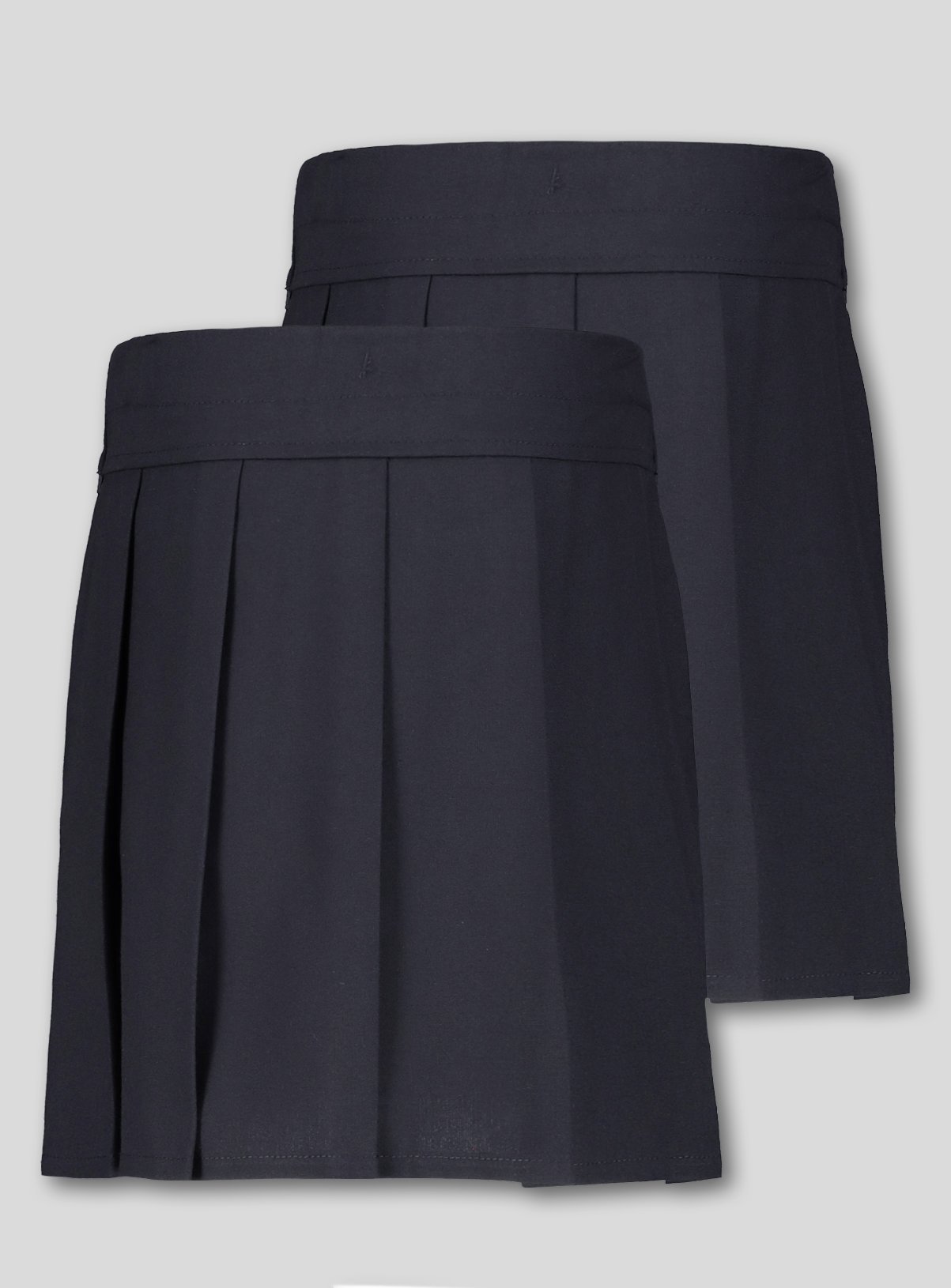 Navy Blue Permanent Pleat Skirts 2 Pack 9 years - Image 3 thumbnail