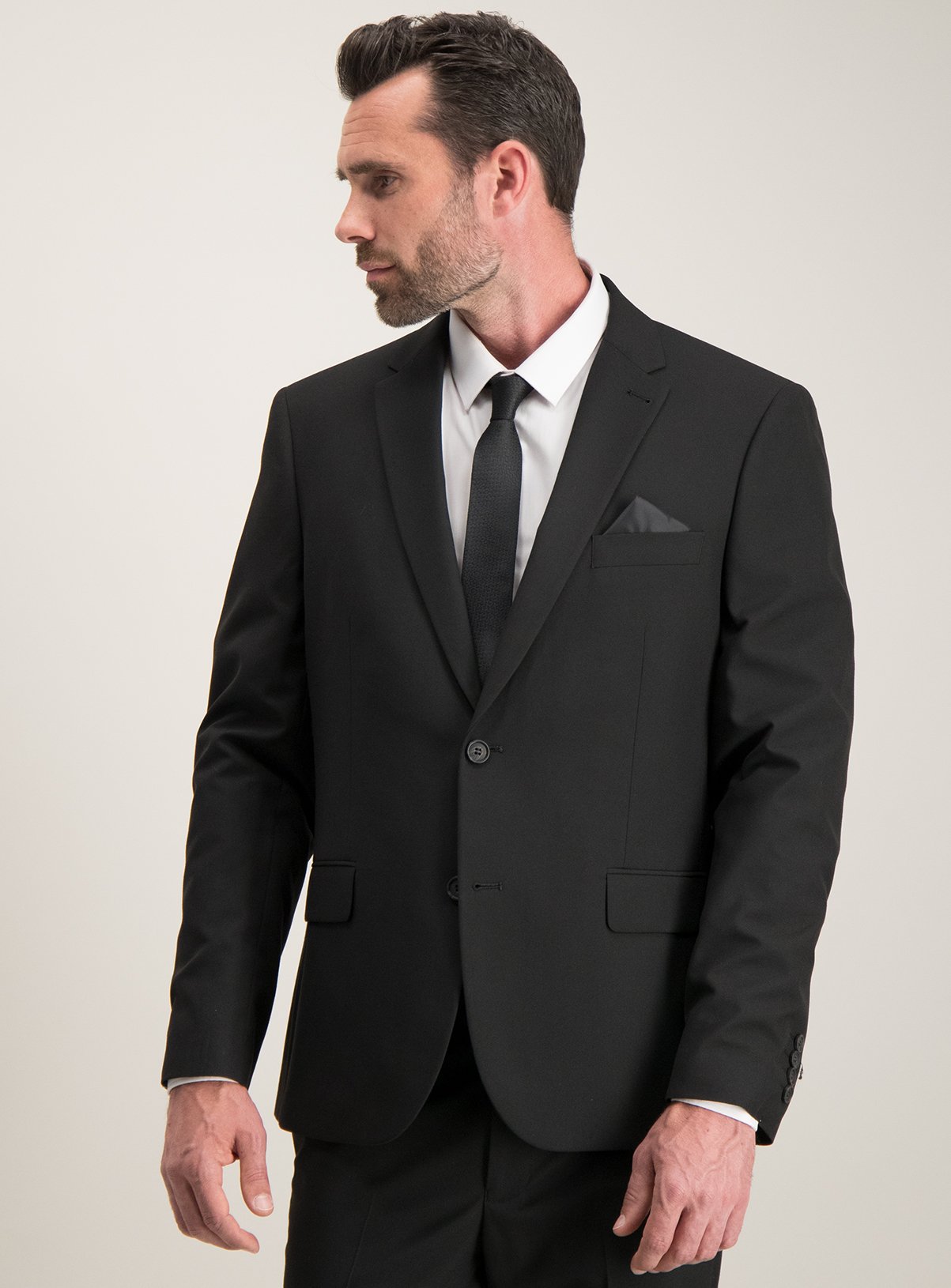 Black Tailored Fit Suit Jacket Review