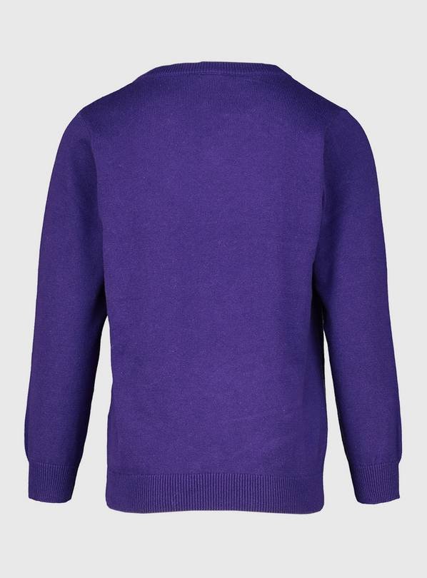 Purple Crew Neck Sweatshirts 2 Pack 6 years - Image 2 thumbnail