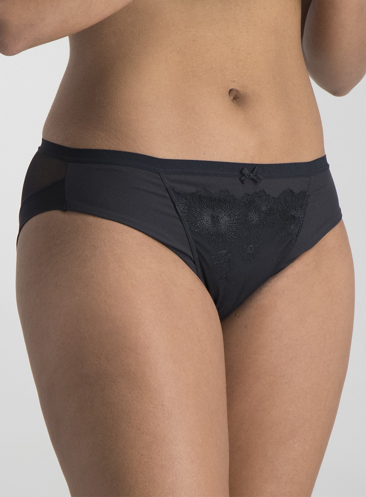 Black Embroidered Brazilian Knickers Review