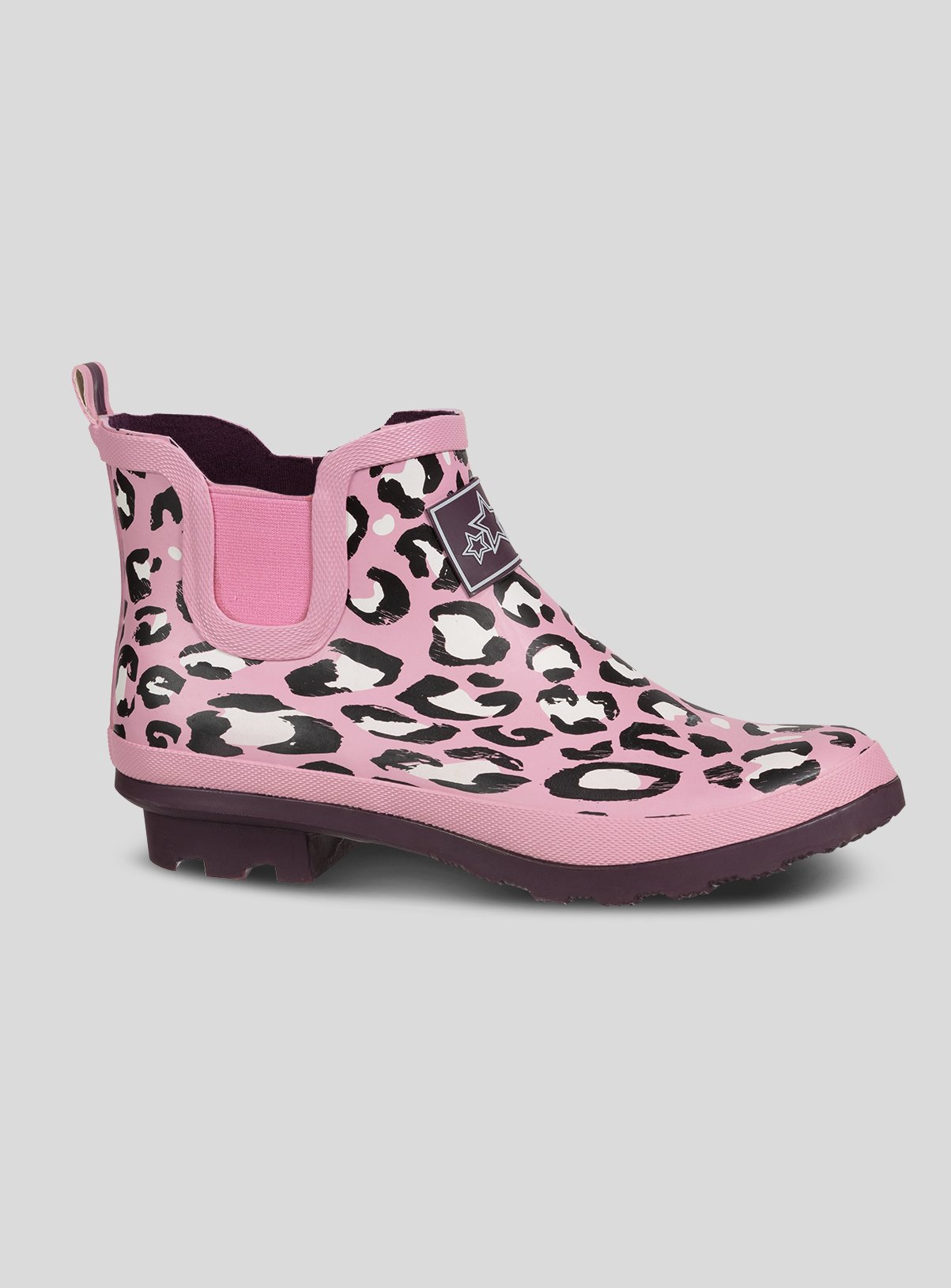 pink leopard wellies