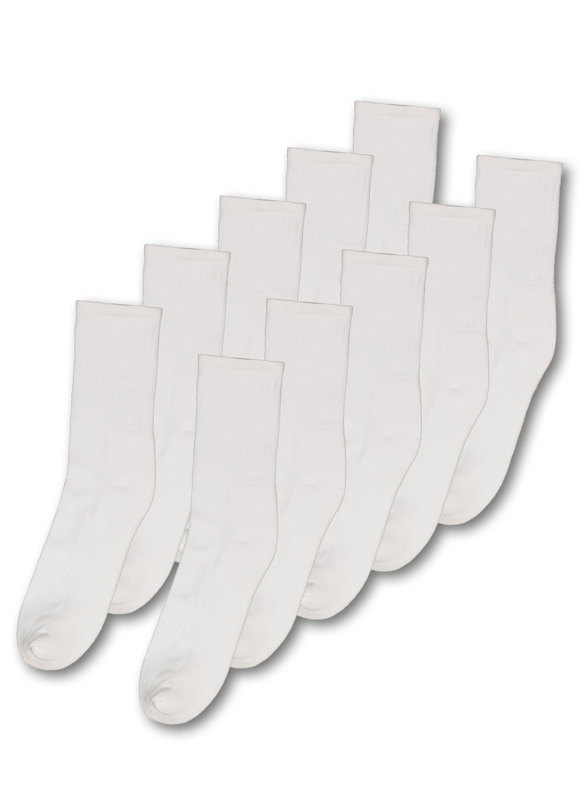 White Sports Ankle Socks 10 Pack Review