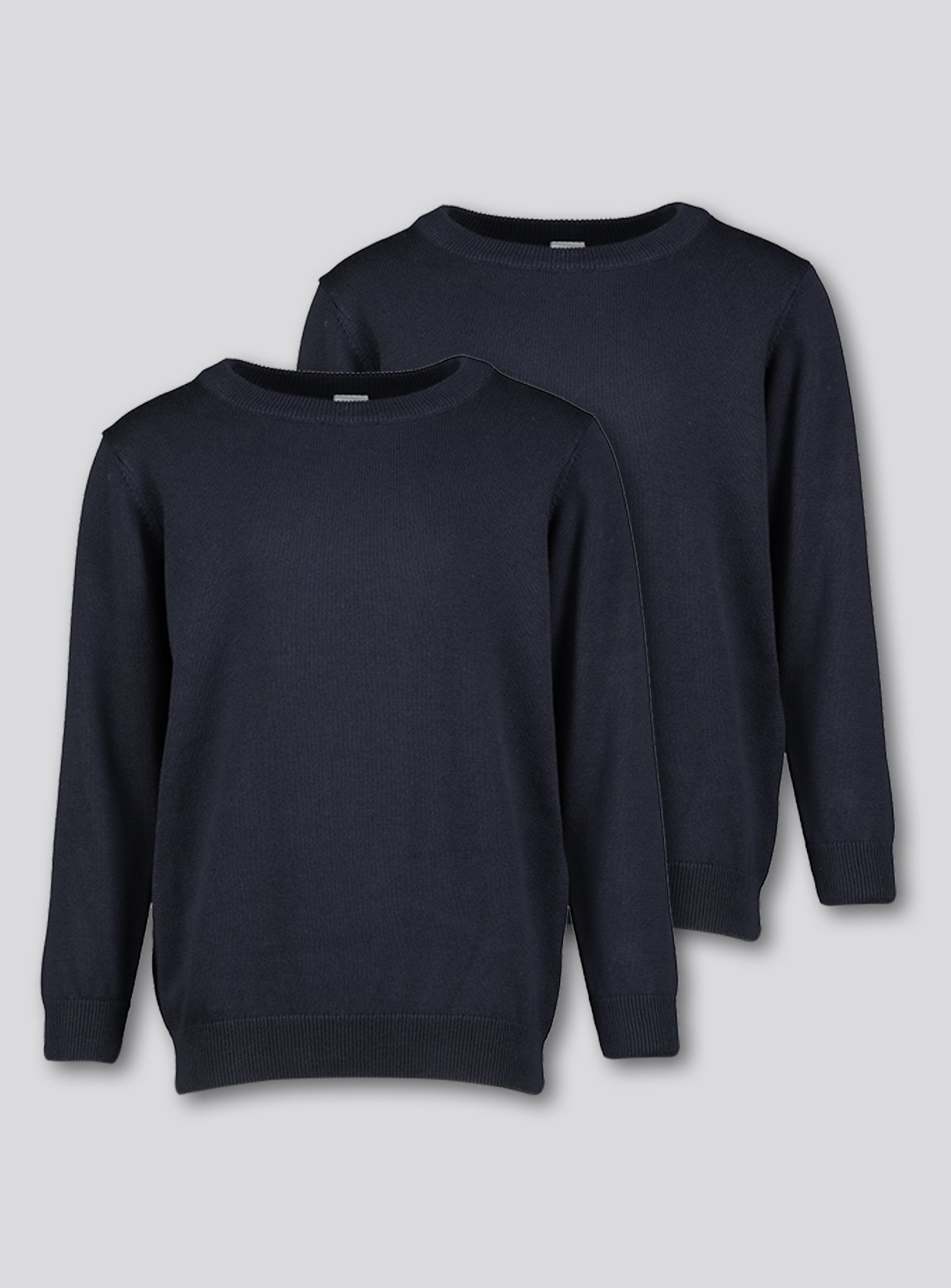 Navy Crew Neck Jumpers 2 Pack Review