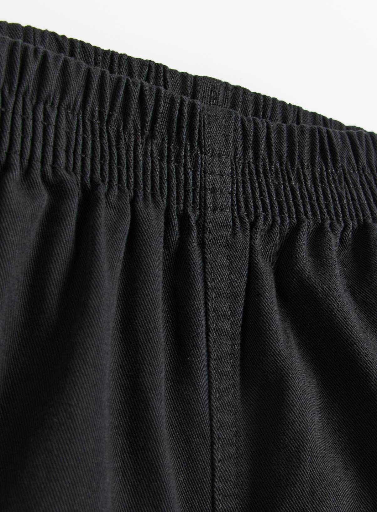 Black Cotton Rugby Shorts 2 Pack 11 years - Image 2