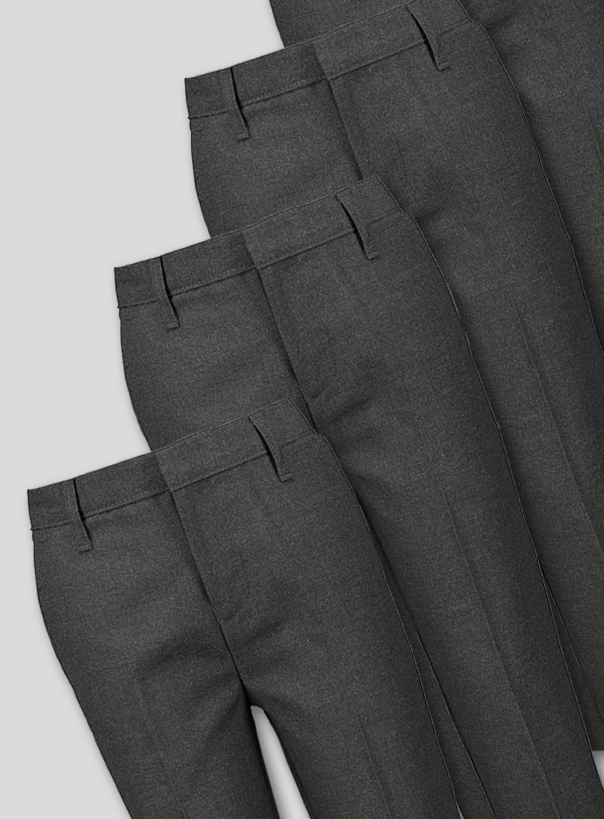 Grey Skinny Fit Trousers 4 Pack Review