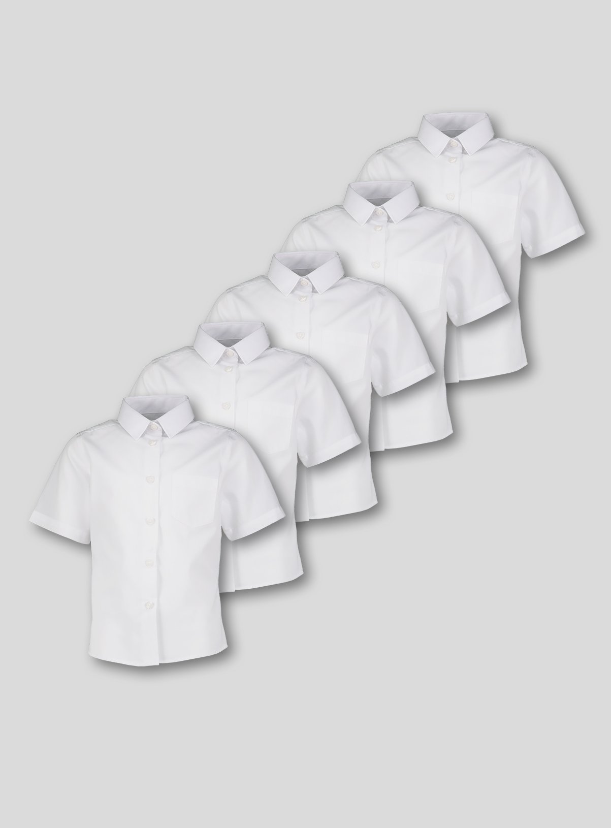 White Woven Short Sleeve Regular Fit Shirts Review