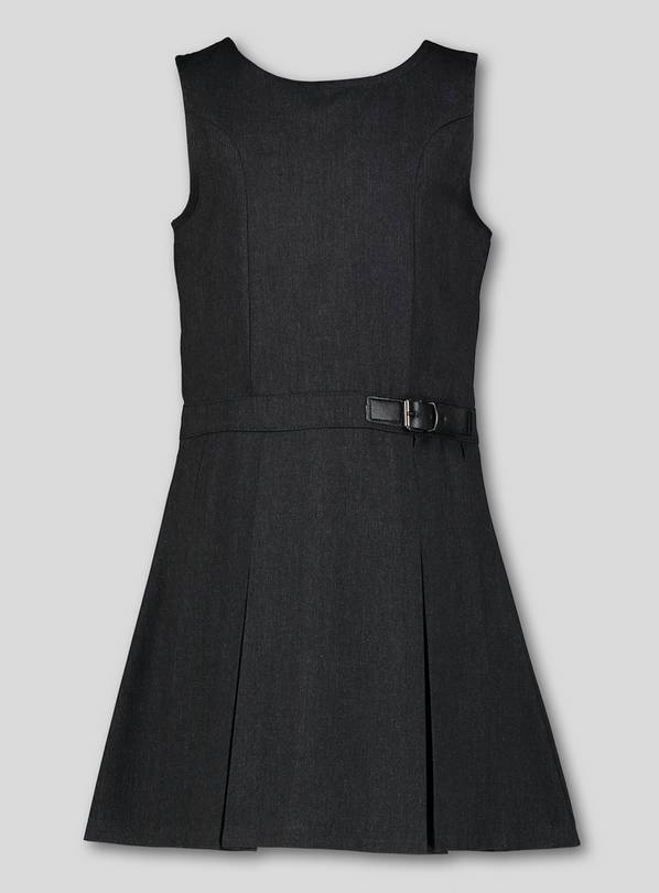 Grey Buckle Detail Pinafore Dress 4 years
