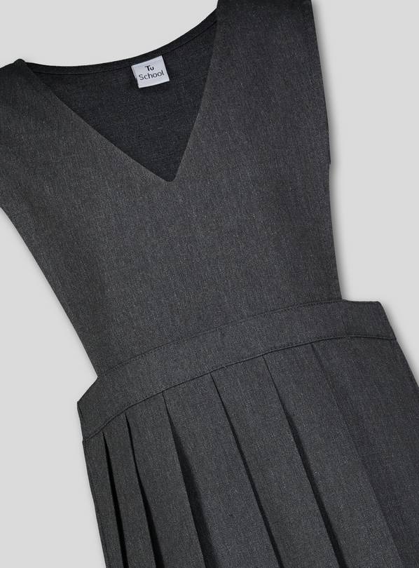 Grey pinafore store school dress sainsburys