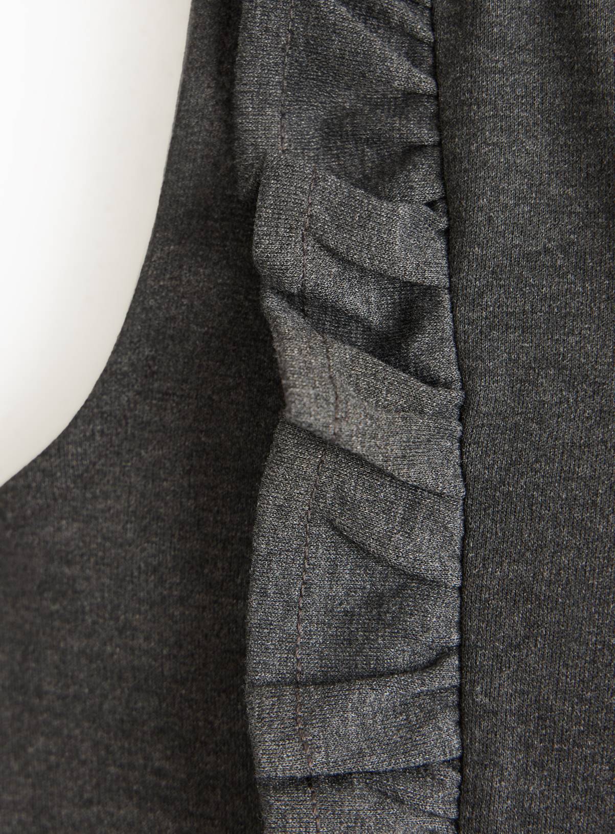 Grey Jersey Ruffle Playsuit 5 years - Image 4