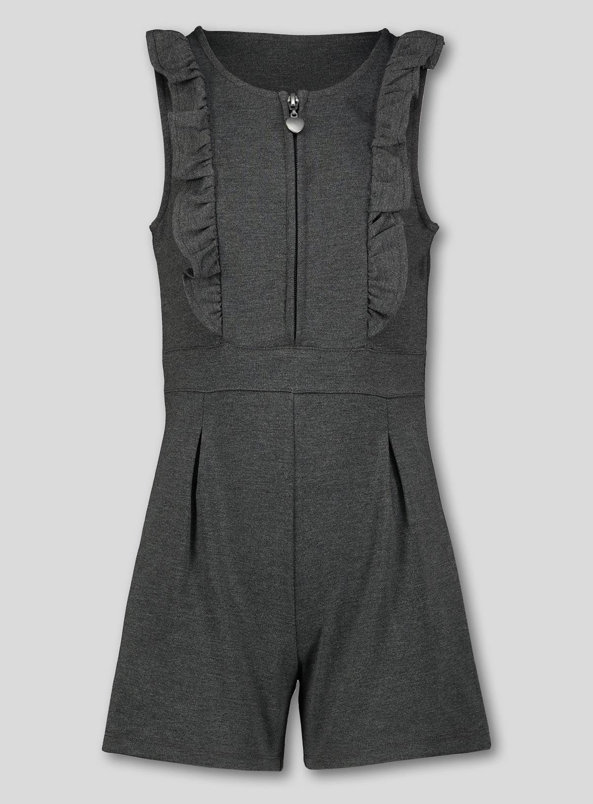 Grey Jersey Ruffle Playsuit 5 years - Image 6