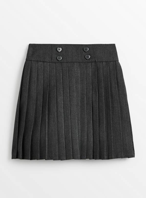 Grey Permanent Pleat Skirt - 4 years