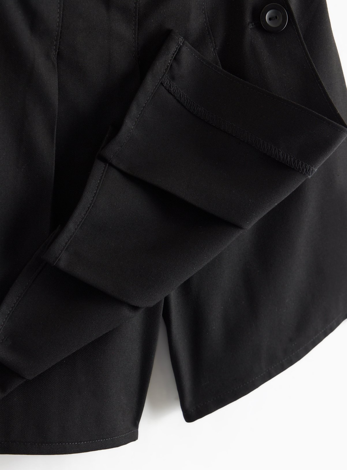 Black Woven Adjustable Waistband Skort 8 years - Image 2 thumbnail