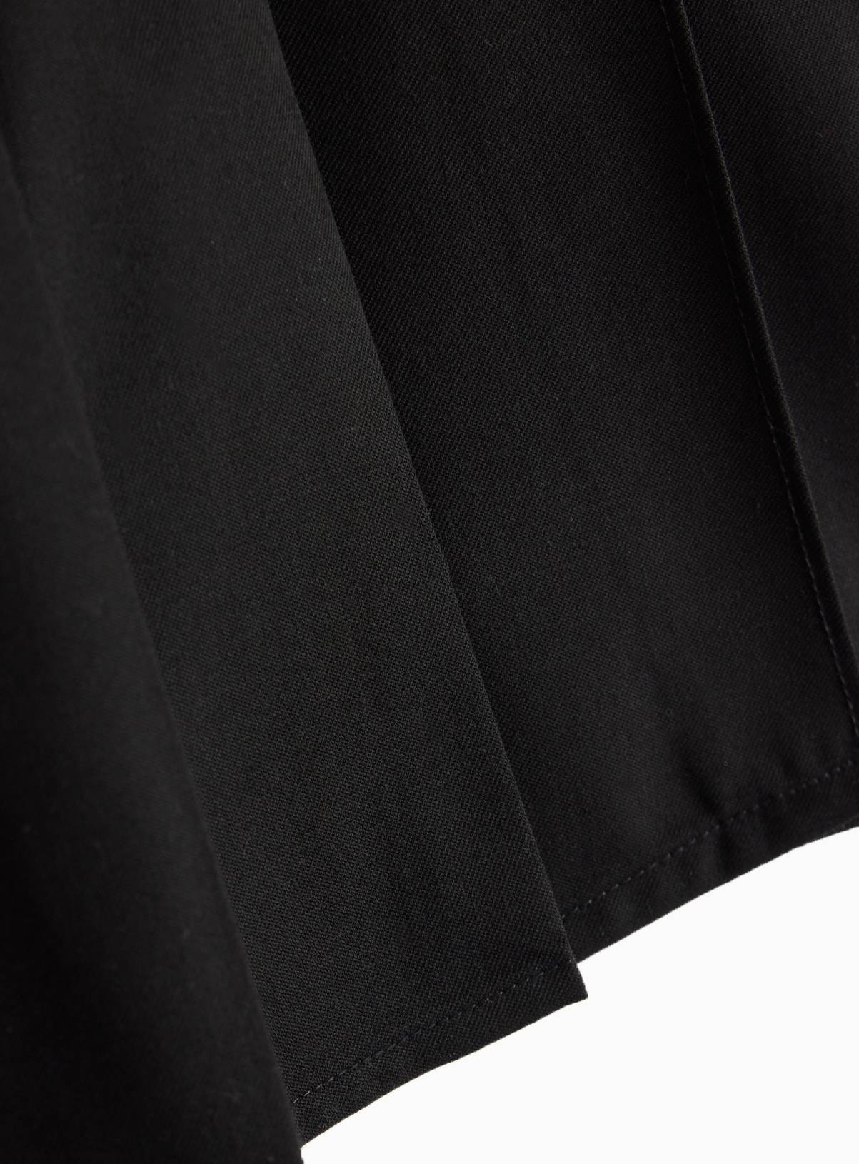 Black Woven Adjustable Waistband Skort 8 years - Image 3