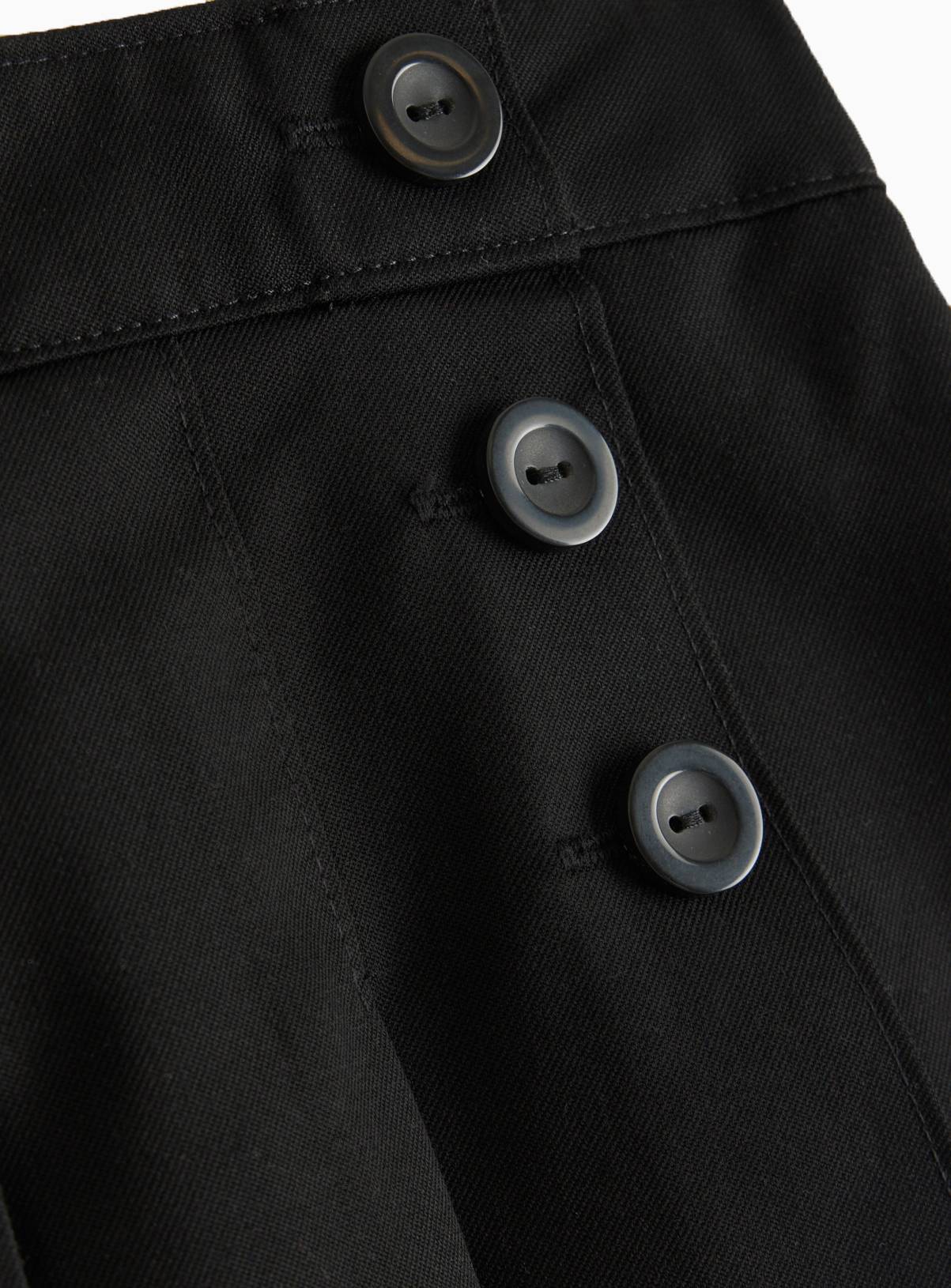 Black Woven Adjustable Waistband Skort 8 years - Image 4
