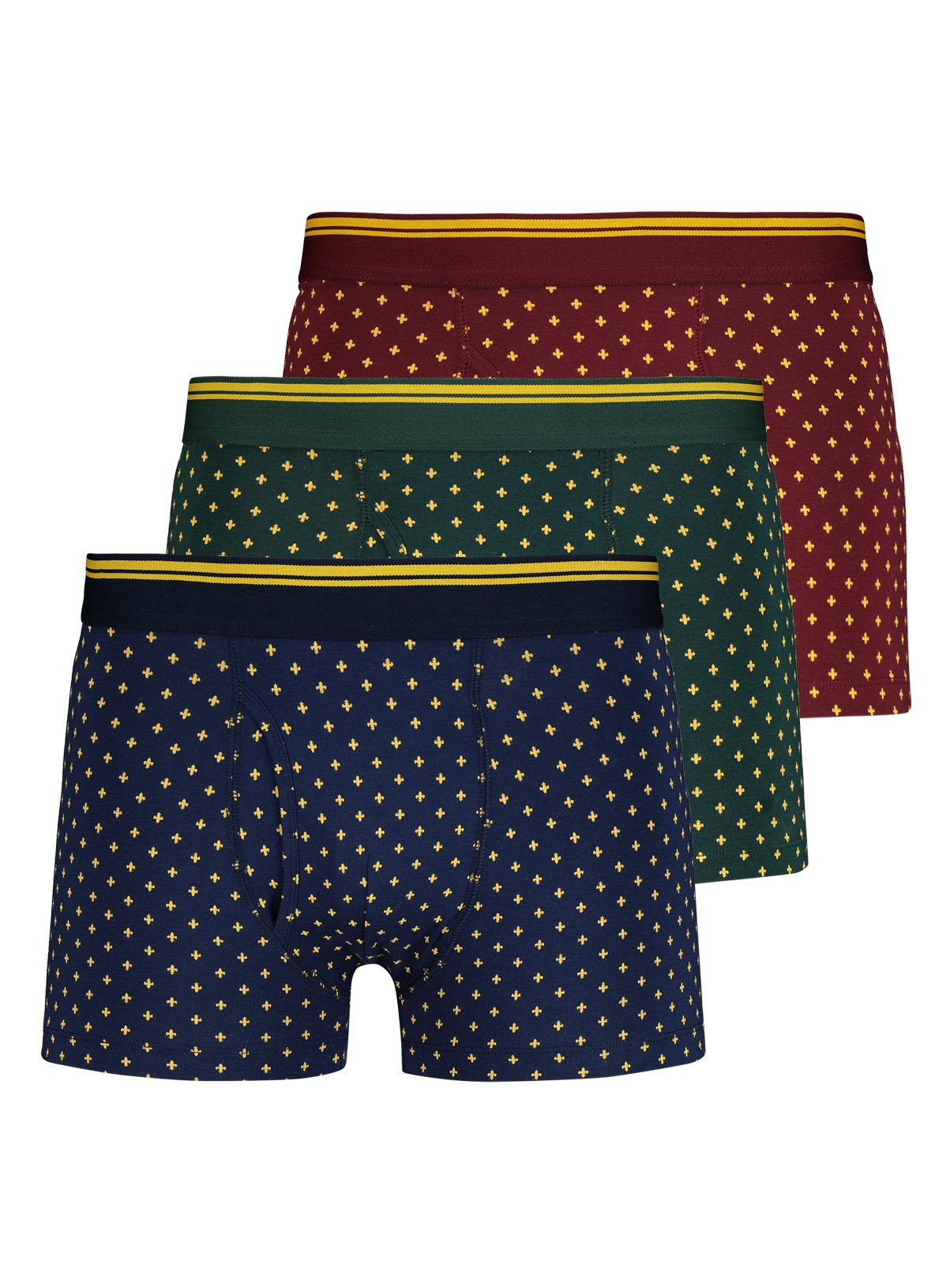 Multicoloured Highland Fleur de Lys Trunks 3 Pack Review