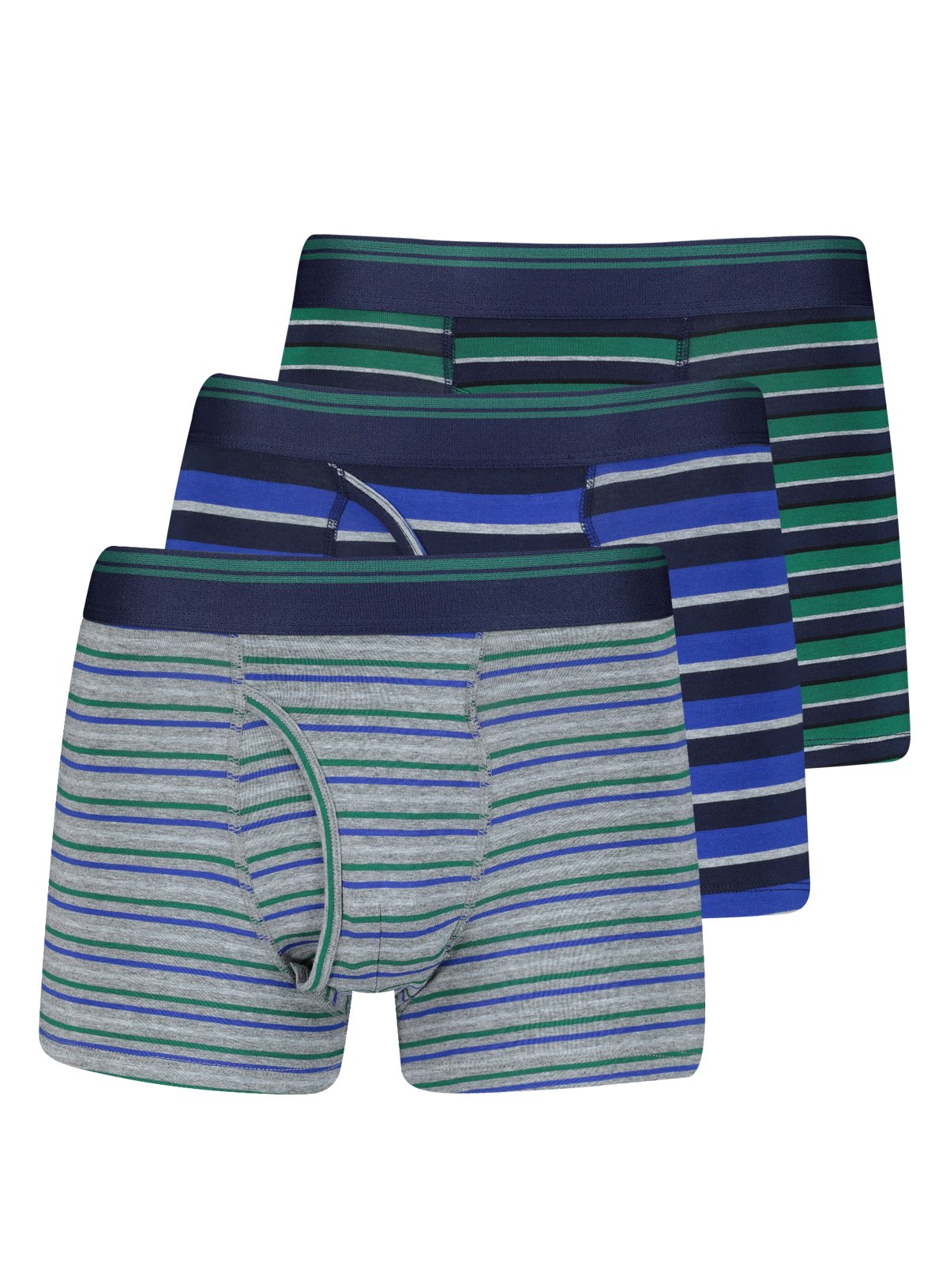 Multicoloured Rugby Stripe Trunk 3 Pack Review