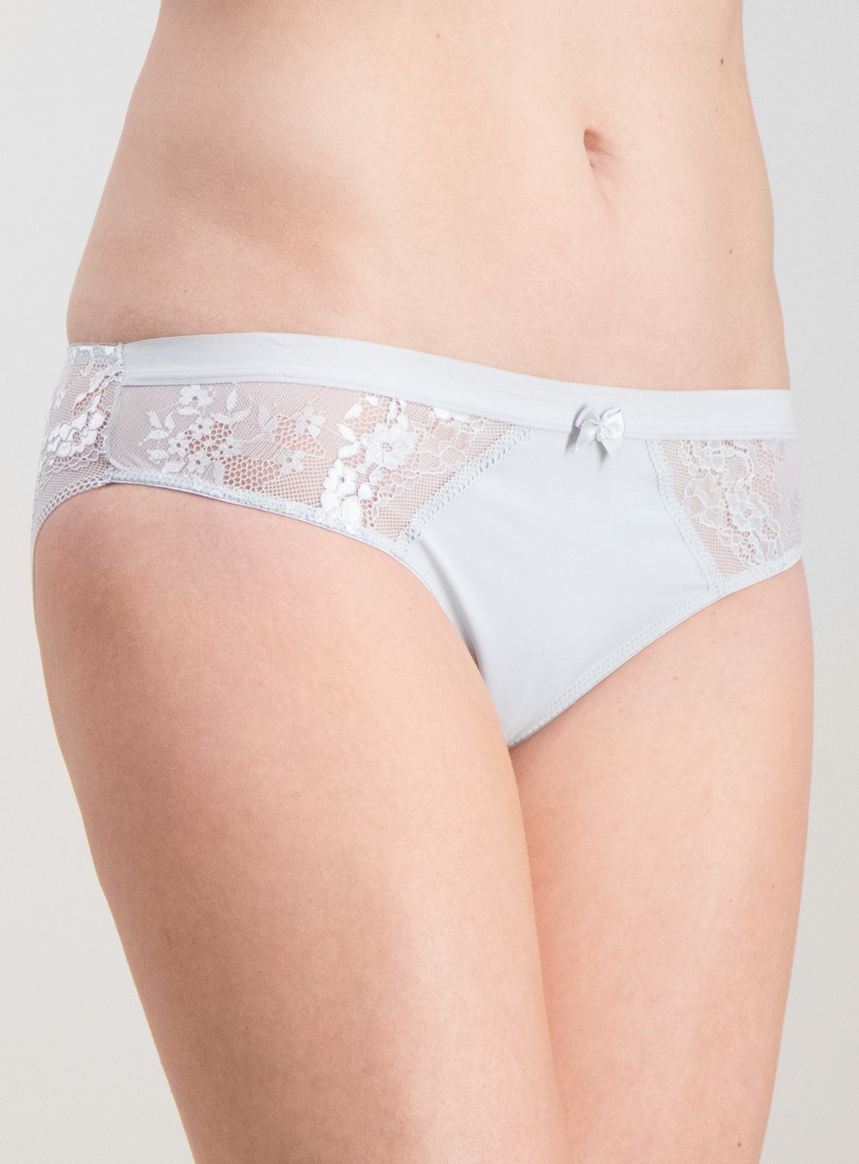 Light Grey Shimmer Lace Brazilian Knickers Review