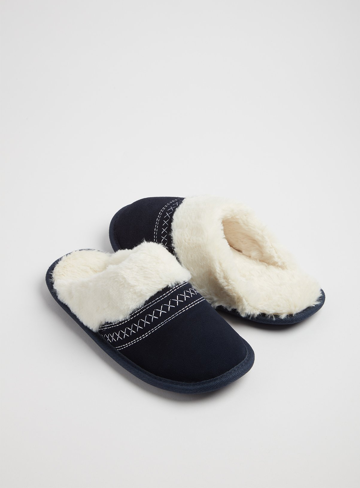 PREMIUM Navy Suede Mule Slippers Reviews - Updated May 2024