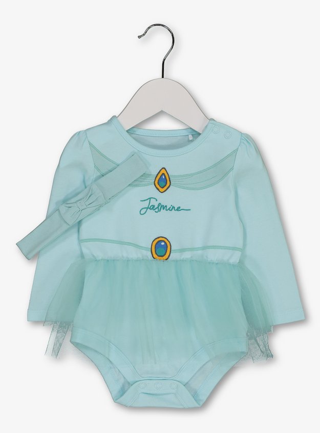 Baby Disney Princess Jasmine Blue Tutu Bodysuit 0 24 Months Tu Clothing