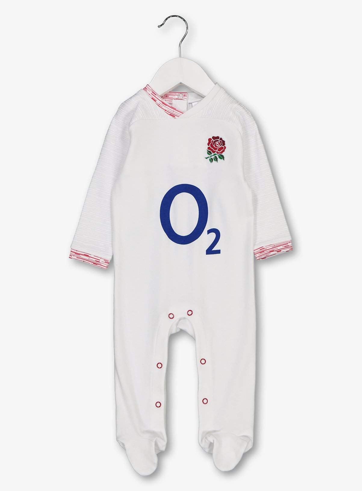 england rugby baby sleepsuit