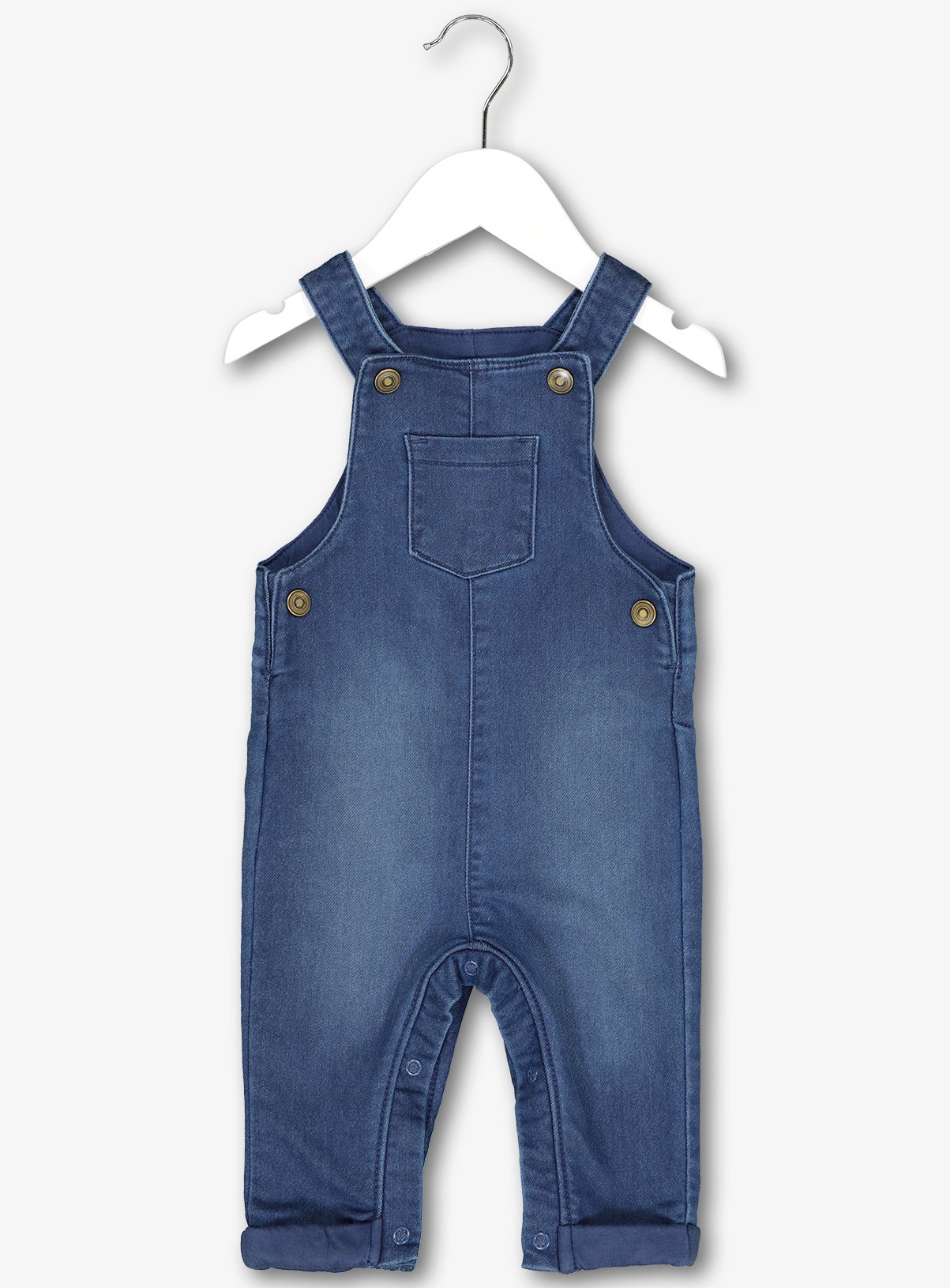 dark denim dungarees