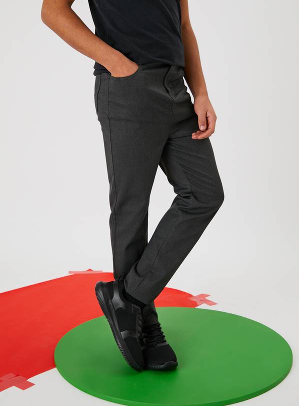 Boys grey hot sale skinny trousers