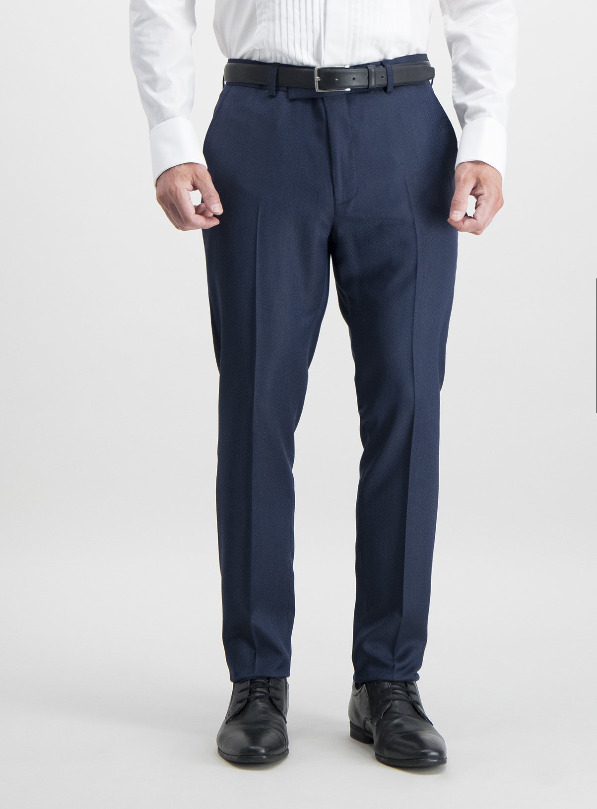 navy tuxedo trousers