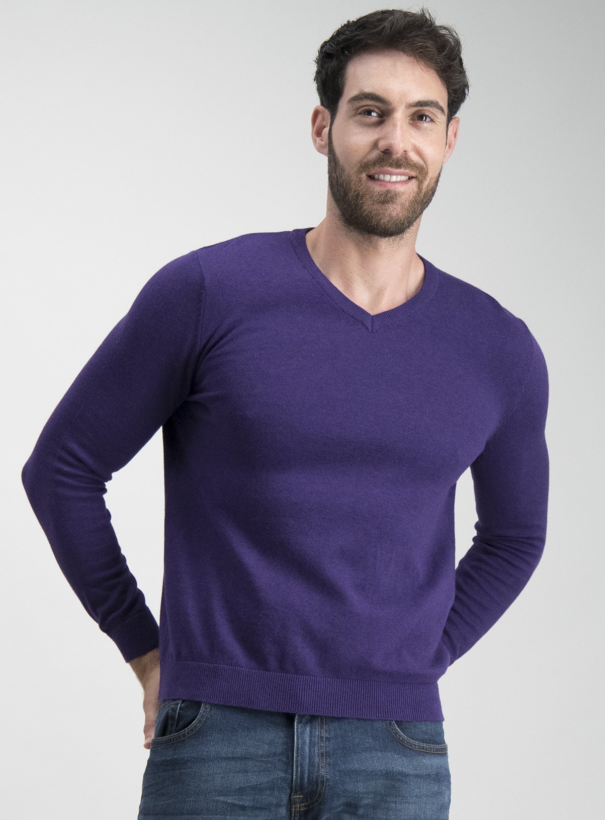 Purple V-Neck Jumper Review