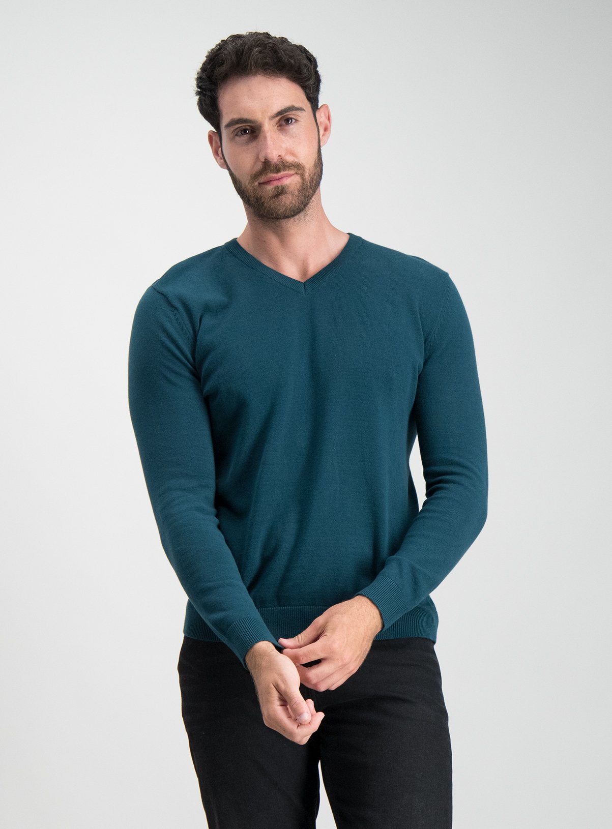 Dark Green V-Neck Jumper Review