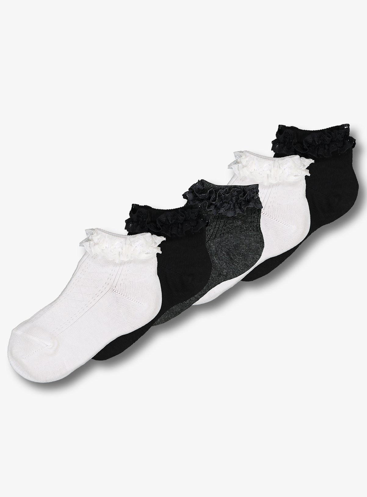 frill trainer socks