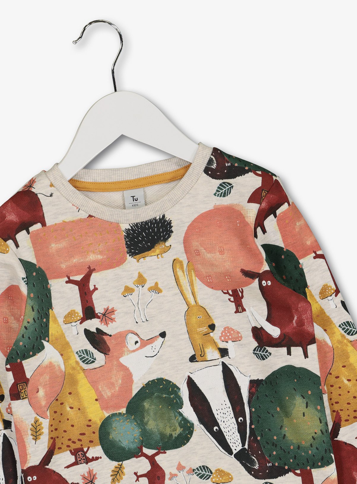 Multicoloured Woodland Animal Print Sweatshirt Review