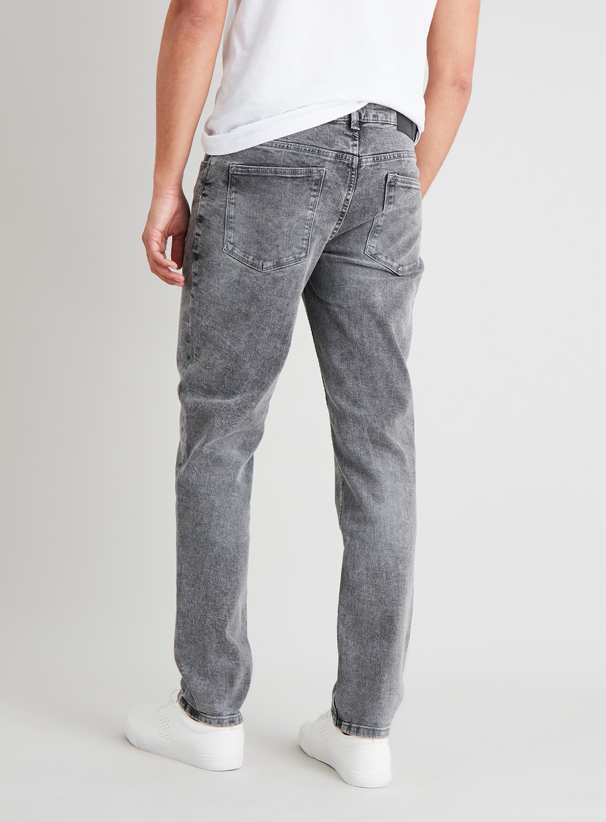 Grey Wash Slim Fit Jeans With Stretch Review