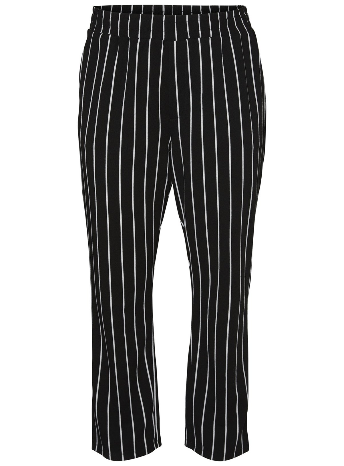 JUNAROSE Black Pinstripe Wide Leg Trouser Review