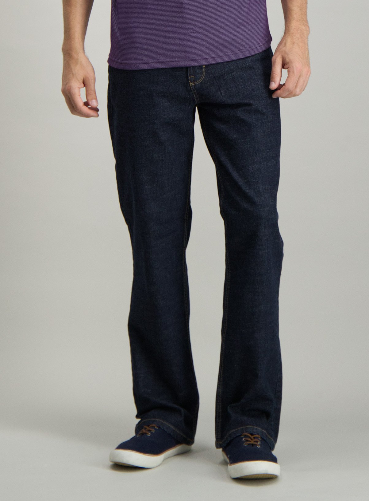 Dark Rinse Wash Denim Bootcut Jeans Review