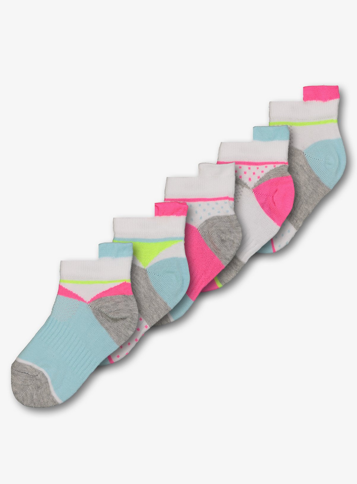 fluorescent trainer socks