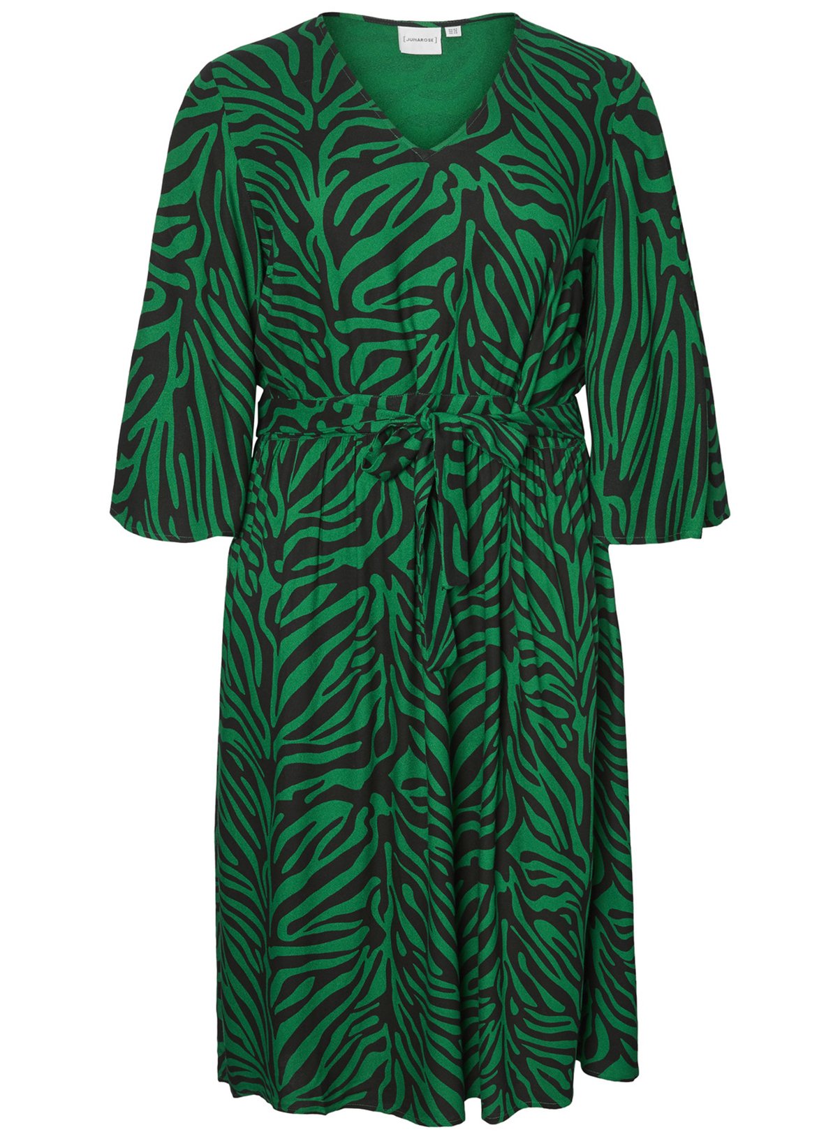 JUNAROSE Green Animal Print Dress Review