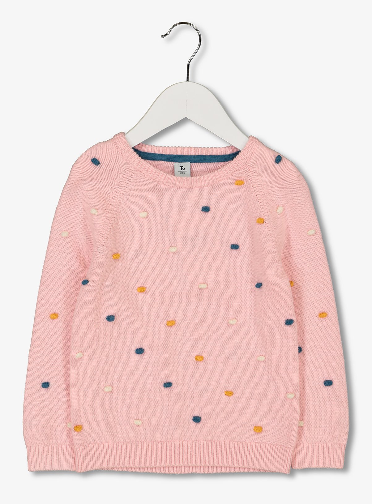 pink pom pom jumper