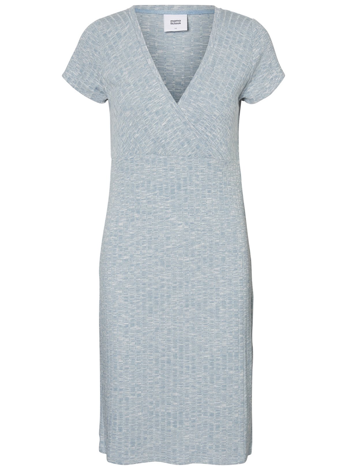 Maternity Nursing Blue Rib Jersey Dress Review