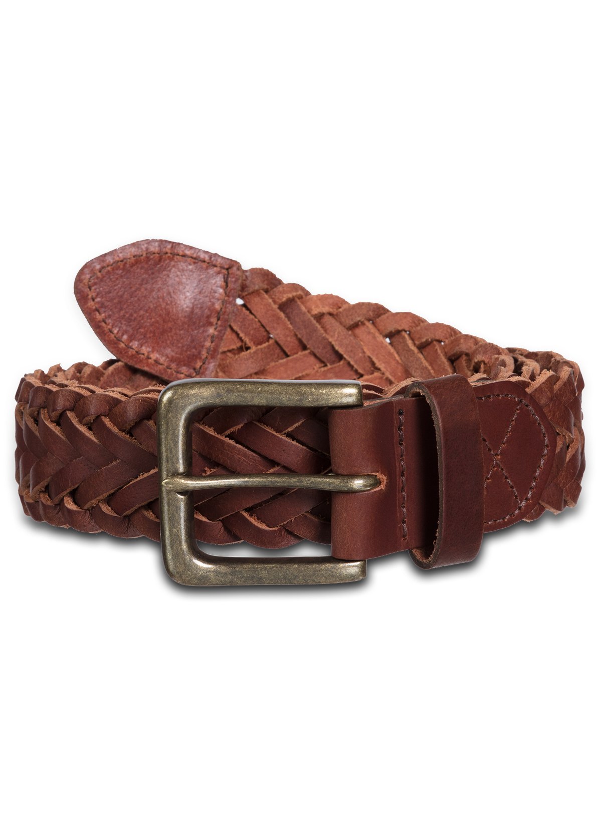 Brown Plaited Leather Belt Review